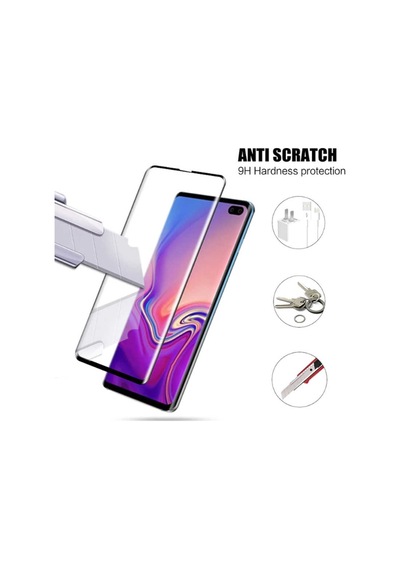 Samsung Uyumlu Galaxy S10 Plus Full Kaplayan Polymer Nano Ekran Koruyucu