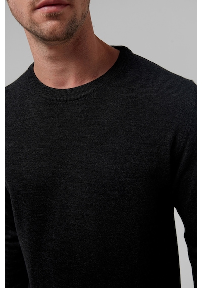 D's Damat Ds Damat Regular Fit Antrasit Düz Örgü Pamuk Karışımlı Triko Kazak 1hf060632004m Antrasit