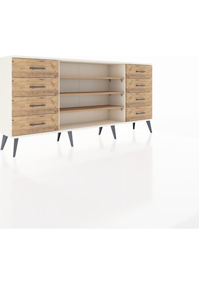 Arges Konsol 3 Raflı 8 Çekmeceli 176x30x83 Aytaşı-çam/çam Çam/çam Arges Konsol 3 Raflı 8 Çekmeceli 176x30x83 Aytaşı-çam/çam Çam/çam