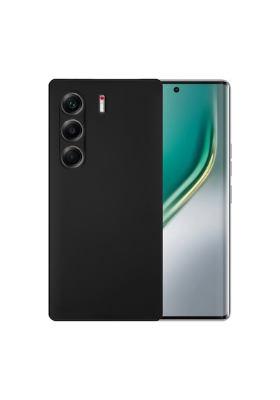 Tecno Camon 40 Pro 5g Kılıf Premium Mat İnce Kamera Korumalı Silikon Kapak Siyah