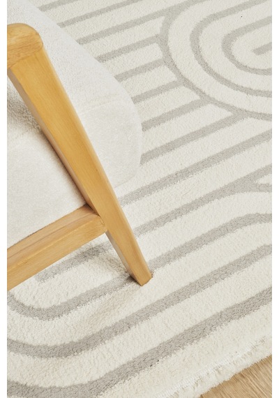 Kaşmir Halı 7/24 Plushy Runa Gray 200x290 Gri