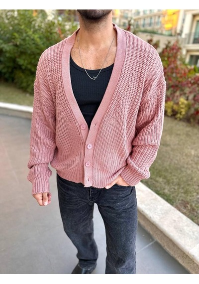 Elku Moda Hırka Triko Örgülü Desenli Örgü Hırka Şal Yaka Tüylenmez Naturel Pamuk Düğmeli Hırka Pembe Elku Moda Hırka Triko Örgülü Desenli Örgü Hırka Şal Yaka Tüylenmez Naturel Pamuk Düğmeli Hırka Pembe