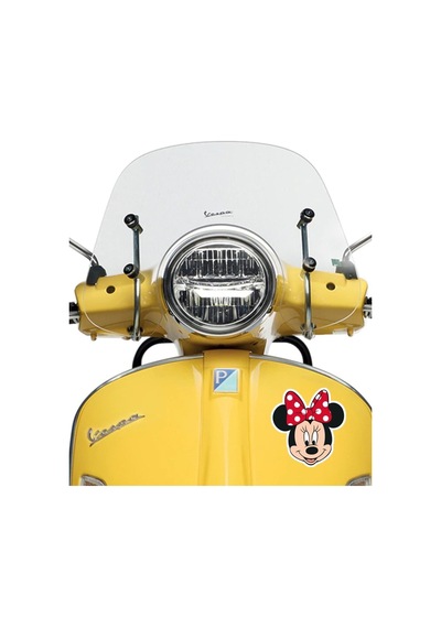 Minnie Mouse Araba, Motorsiklet, Kask, Laptop, Cam Sticker 13x12 Cm