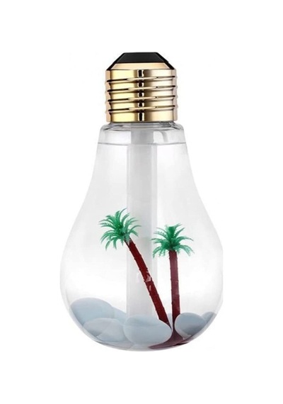 Ampul Şekilli Oda Hava Nemlendirici Buharlı 7 Led Işıklı Gece Lambası
