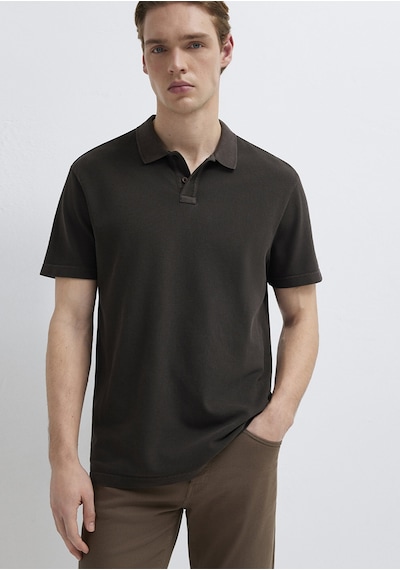 Mavi - Kahverengi Polo Tişört 0613311-70219