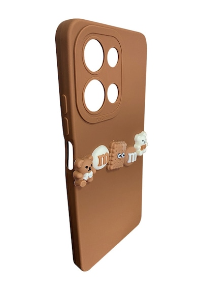 Xiaomi Redmi Note 13 5g Kılıf 3d M Bear Kamera Korumalı Silikon Kapak