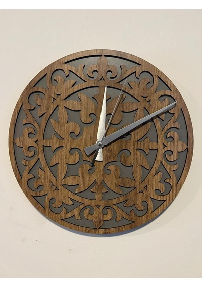 DUVAR SAATİ - 0002 Kahverengi