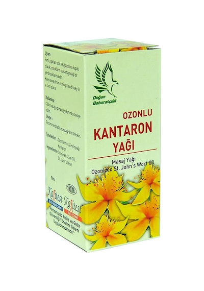 Doğan Baharatçılık Ozonlu Kantaron Yağı 50 ML Doğal Masaj Yağı