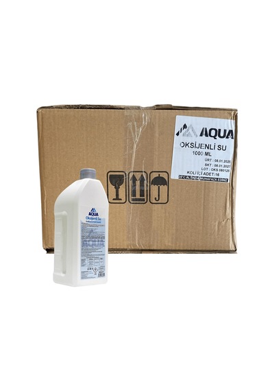 Aqua - Oksijenli Su 1 Lt - 16 Adet 1 Koli