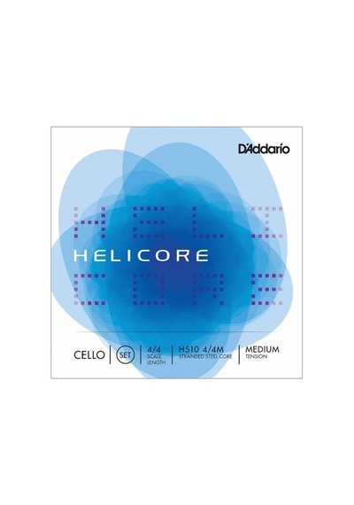 D'addario H510m Helicore Çello Tel Seti 4/4 Çok Lifli Profesyonel Çelik Çekirdek Sıcak Ve Net Ses Aralığı İle Üstün Çalınabilirlik