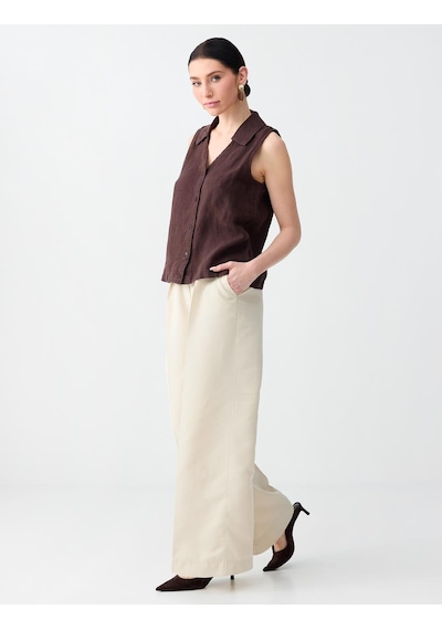 Jimmy Key Taş Rahat Kesim Normal Bel Dokuma Gabardin Pantolon 6sw185600928