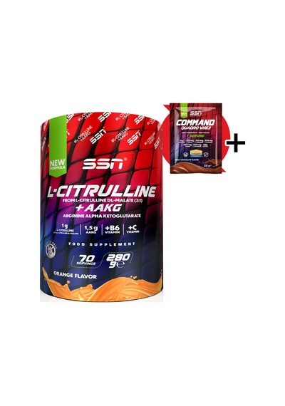 SSN Sports Style Nutrition Citrulline Malate Refuel + AAKG 280 Gr (Portakal)