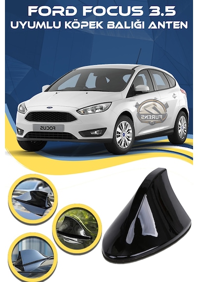 Ford Focus 3.5 Uyumlu Oto Balık Sırtı Anten Elektrikli Köpekbalığı Balina Tavan Anten