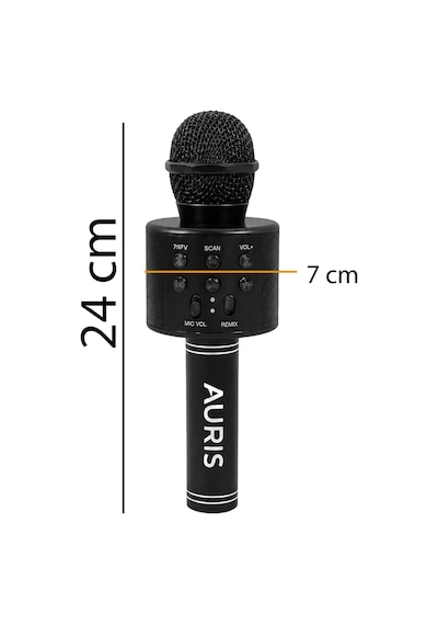 Bluetooth Karaoke Mikrofon Kablosuz Hoparlörlü Mikrofon Usb Şarjlı Telefon Uyumlu