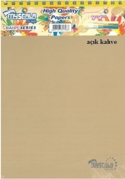 Özkan Bloknot A5 120 Yaprak Sert Kap.Tel Spiralli Çizgili m.kahverengi