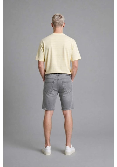 Defacto Regular Fıt Jean Bermuda Şort G8664ax26smnm55 Gri-nm55