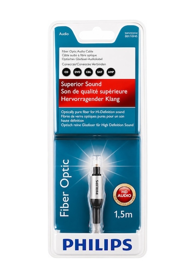 Philips Swa3302s/10 1,5 Metre Fiber Optik Dijital Ses Kablosu