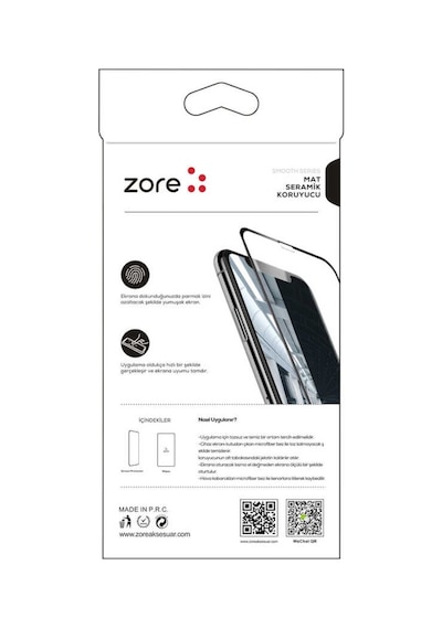 Apple Uyumlu   iPhone Xs Max 6.5 Zore Mat Seramik Ekran Koruyucu (469187193)