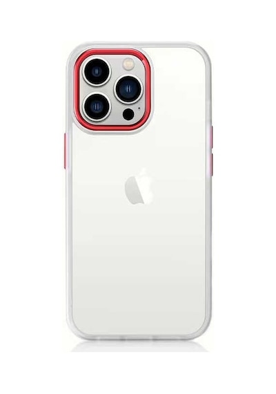 Zeyline Apple Uyumlu iPhone 11 Zore Krom Kapak-kırmızı