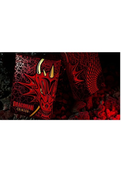 Legends Playing Cards Draconian Crimson Premium Oyun Kağıdı Koleksiyonluk İskambil Kartları