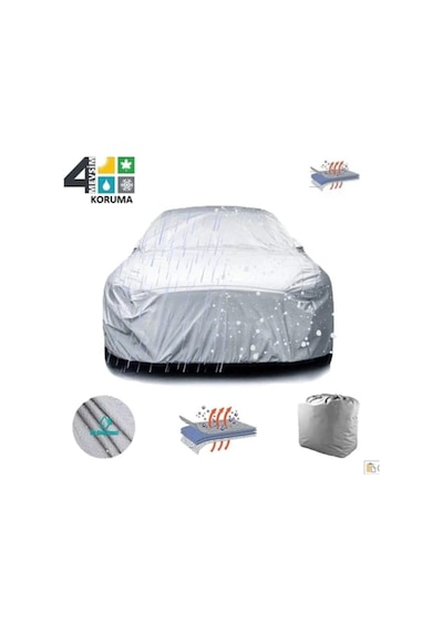 Hyundai İ10 2008-2019 İle Uyumlu 4 Mevsim Branda