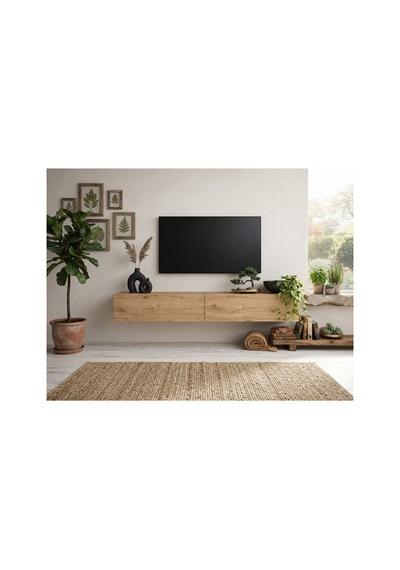 Mdf Vareno Premium Tv Ünitesi Safir Meşe 150 Cm Meşe Mdf Vareno Premium Tv Ünitesi Safir Meşe 150 Cm Meşe
