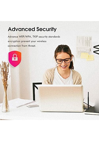 Pc İçin Usb Wifi Adaptörü, Masaüstü Dongle Gain 6dbi Anten Desteği, Masaüstü Dizüstü Bilgisayar Desteği, Windows 10/8/7/xp/, Mac 10.6-10.11 İle Uyumlu