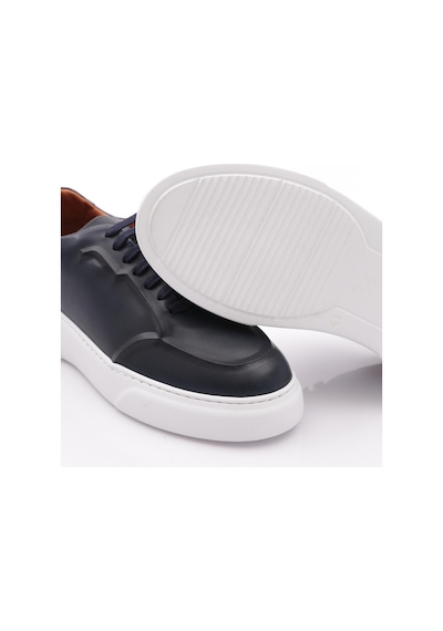 Dgn Urbano Erkek Sneakers Ayakkabi Lacivert Antik Beyaz