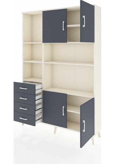 Arges Dolap 8 Raflı 4 Çekmeceli 4 Kapaklı 132x30x195 Aytaşı-antrasit/antrasit Antrasıt/antrasıt Arges Dolap 8 Raflı 4 Çekmeceli 4 Kapaklı 132x30x195 Aytaşı-antrasit/antrasit Antrasıt/antrasıt