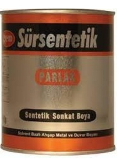 Gen Sürsentetik Yağlı Boya Mat Siyah 1kg