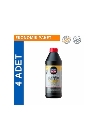 Liqui Moly 2084 Top Tec Mtf 5100 75W Şanzıman Yağı 4 x 1 L