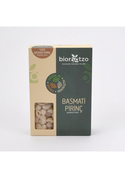 Biorootzo Basmati Pirinç Makarnası 200gr - Pipe Rigate-3109
