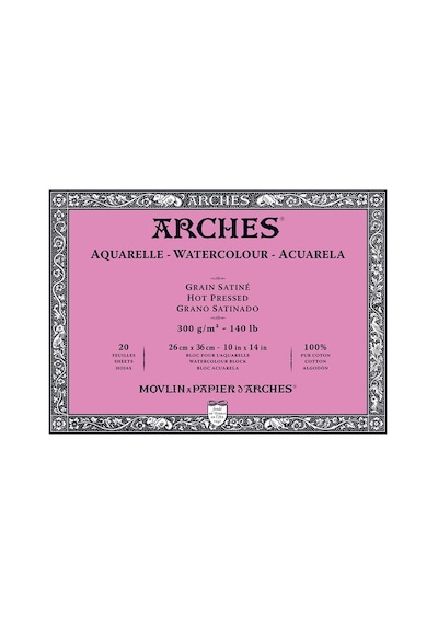 Arches Suluboya Blok Gs Hp 300G 26X36 Cm 20'Li