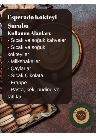 Şekersiz Sugar Free Çikolata Karamel Aromalı Kahve Şurubu 250 Ml X 2 Adet Diğer