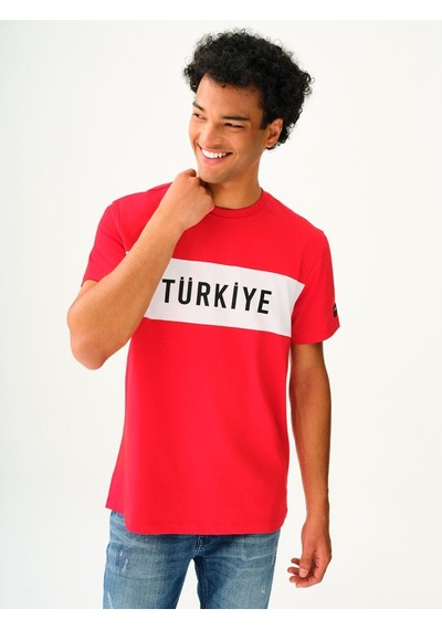 LOFT Regular Fit Erkek Tshirt K.kol Lf2038390 Q1.v1 Kırmızı