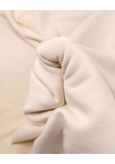 Krem Hafif Şardonlu Yumuşak Esnek Üç İp Penye Kumaş Eşofmanlık & Sweatshirtlük 200x200cm-12321