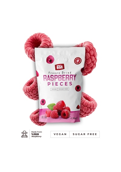 Evereat Ananas-frambuaz-dut Freeze Dry Meyve Cipsi 3'lü Paket Gurme Atıştırmalık 1 Adet