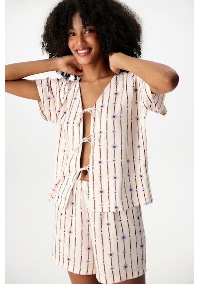 Penti Renkli Floral Bliss Şortlu Pijama Takımı