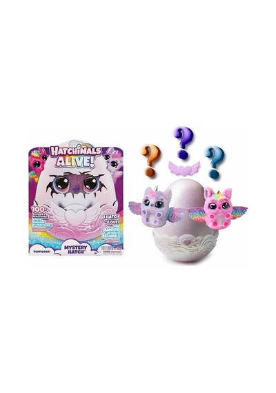 Hatchimals Alive Mystery Hatch Pufficorn Çok Renkli