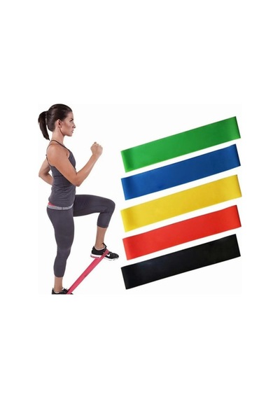 Pilates Direnç Lastiği Fitness Yoga Ve Evde Spor İçin Çok Amaçlı Bant