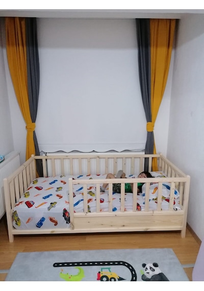 Babykinder Baby Kinder Roofless Montessori Doğal Bebek Ve Çocuk Karyolası