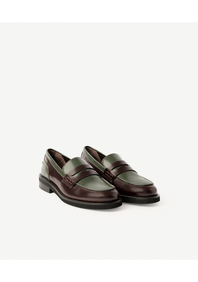 Yargıcı Renkli Açma Deri Loafer 26kkay4052x 320 Çok Renkli