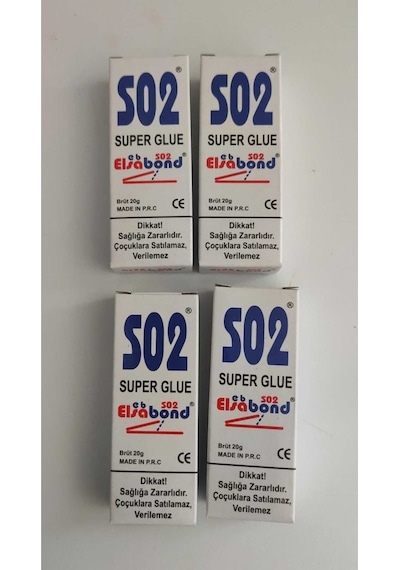 502 Japon Yapıştırıcı Orjinal 4 Adet