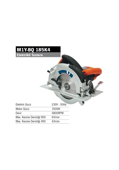 BQ 185K4 Elektrikli Sunta Kesme Makinesi / Daire Testeresi