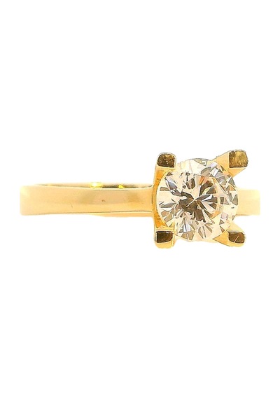 Cigold Tektaş Yüzük 14 Ayar Altın 1.60 Gr Oa-c11701029205 Renkli