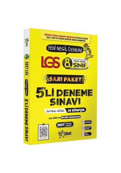 027 Lgs 8. Sınıf Deneme Paketi Yazarlar Karması Sarı Paket Tüm Konuları Kapsar Yeni Nesil Sorular