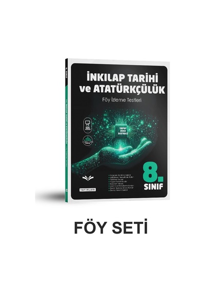 8. Sınıf Föy Seti Türkçe, Matematik, Fen, İngilizce, T.c. İnkılap, Din Kültürü Testleri