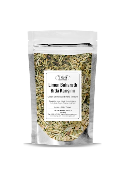 Tos The Organic Spices Citron Limon Baharatı ve Bitki Karışımı 100 G
