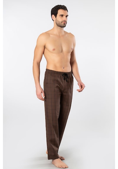 Cacharel Erkek Dokuma Pijama Tek Alt 2240/kahve 1 Kahverengi