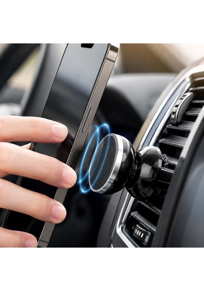 Güçlü Mıknatıslı Araç İçi Telefon Tutucu Ayarlanabilir Hareketli Başlık